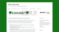 Desktop Screenshot of blotterpaperblog.com
